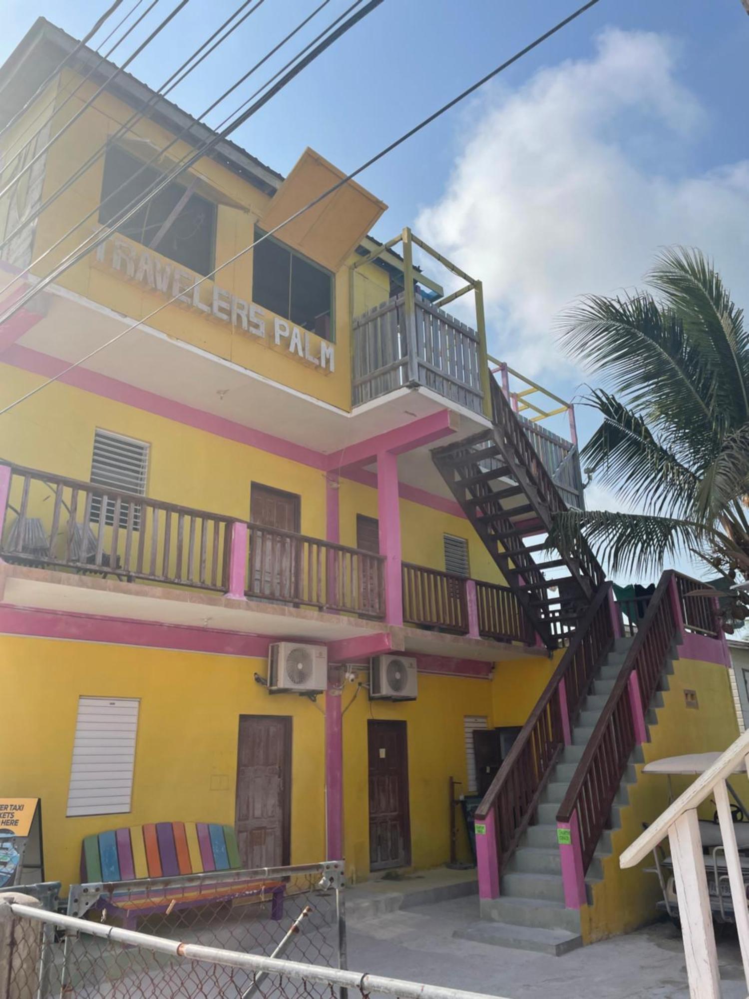 Hostel Travellers Palm Backpackers Caye Caulker Zewnętrze zdjęcie