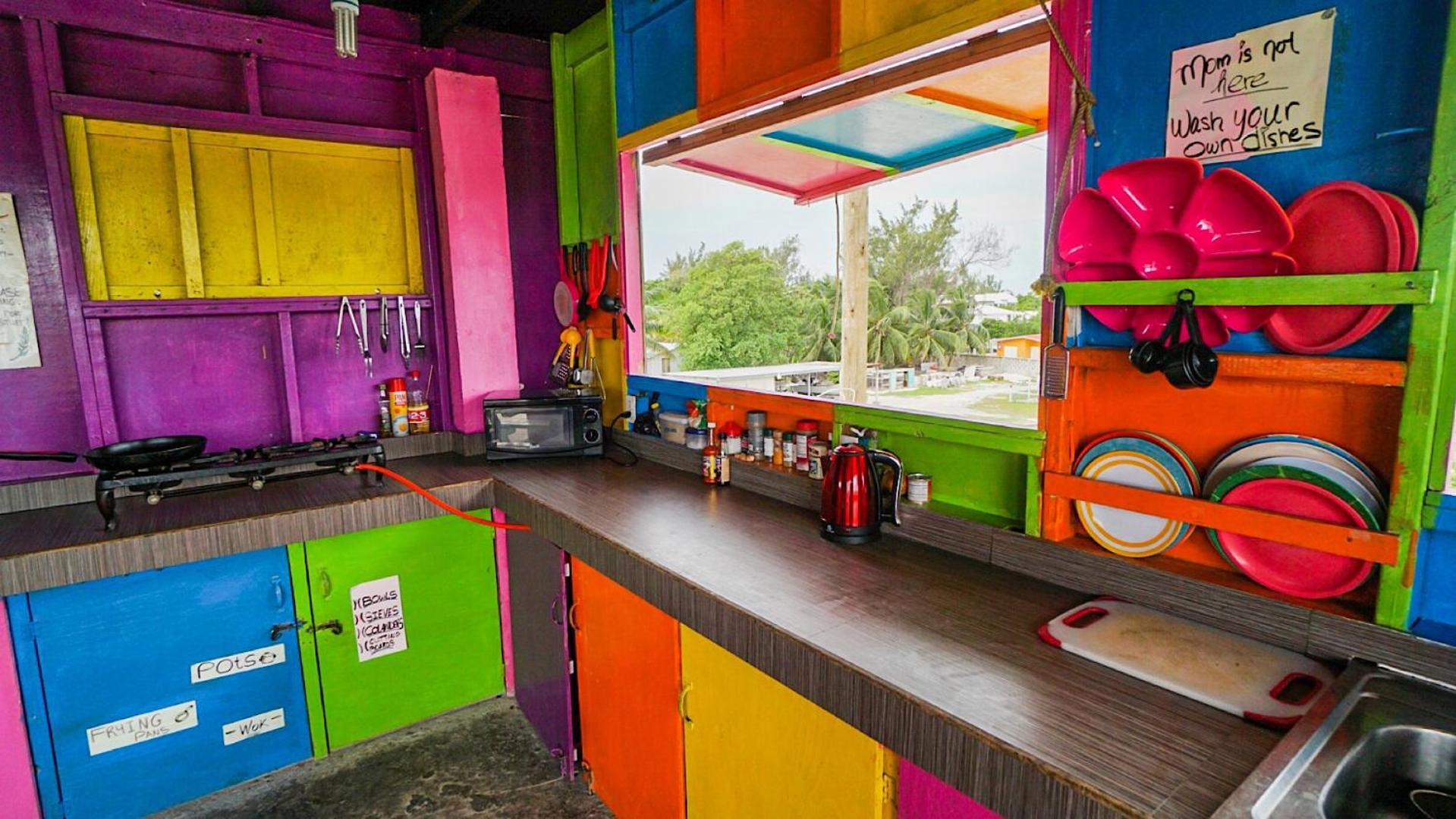 Hostel Travellers Palm Backpackers Caye Caulker Zewnętrze zdjęcie