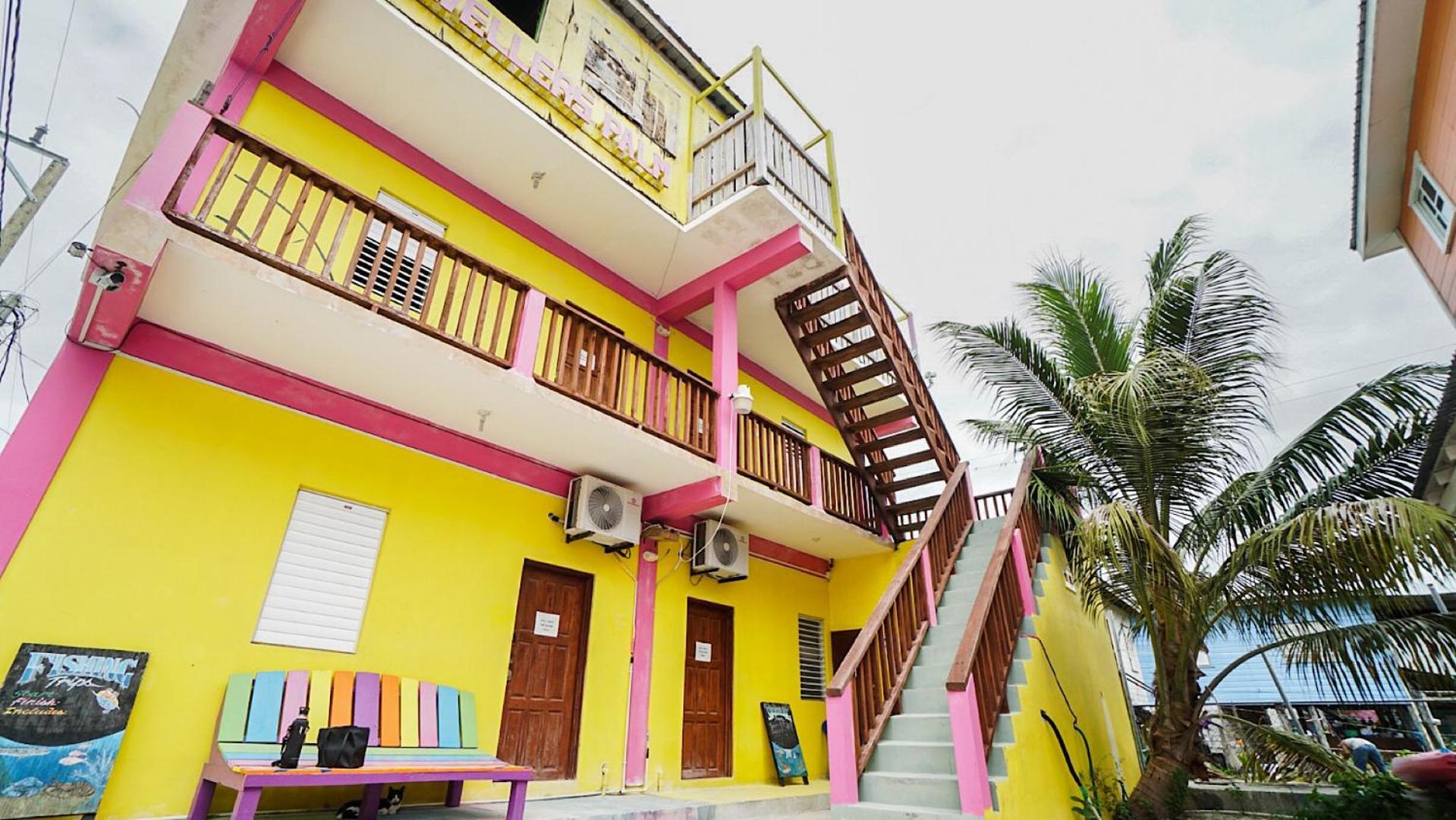 Hostel Travellers Palm Backpackers Caye Caulker Zewnętrze zdjęcie