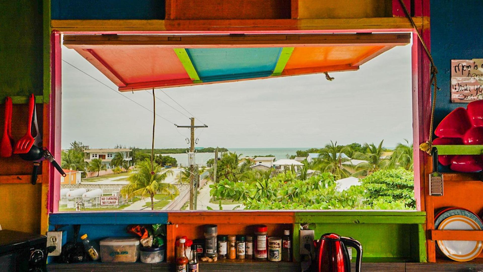 Hostel Travellers Palm Backpackers Caye Caulker Zewnętrze zdjęcie